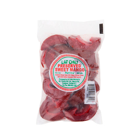 Mango dulce conservado, picante (paquete de 6)
